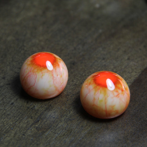 IN STOCK Toxic Red Glow Pair of Eyes 28mm