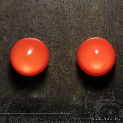 UV Glow Blood Orange Marble Eyes