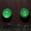 UV Glow Green Marble Eyes