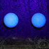 IN STOCK UV Glow White/Purple Solid Eyes SET