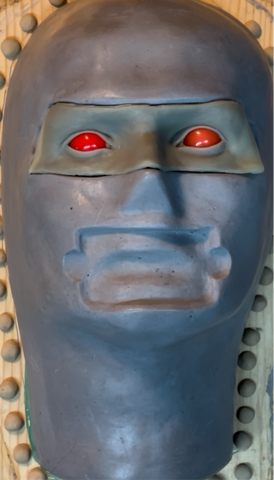 Deluxe Head Form Display Full Kit with UV Glow Eyes